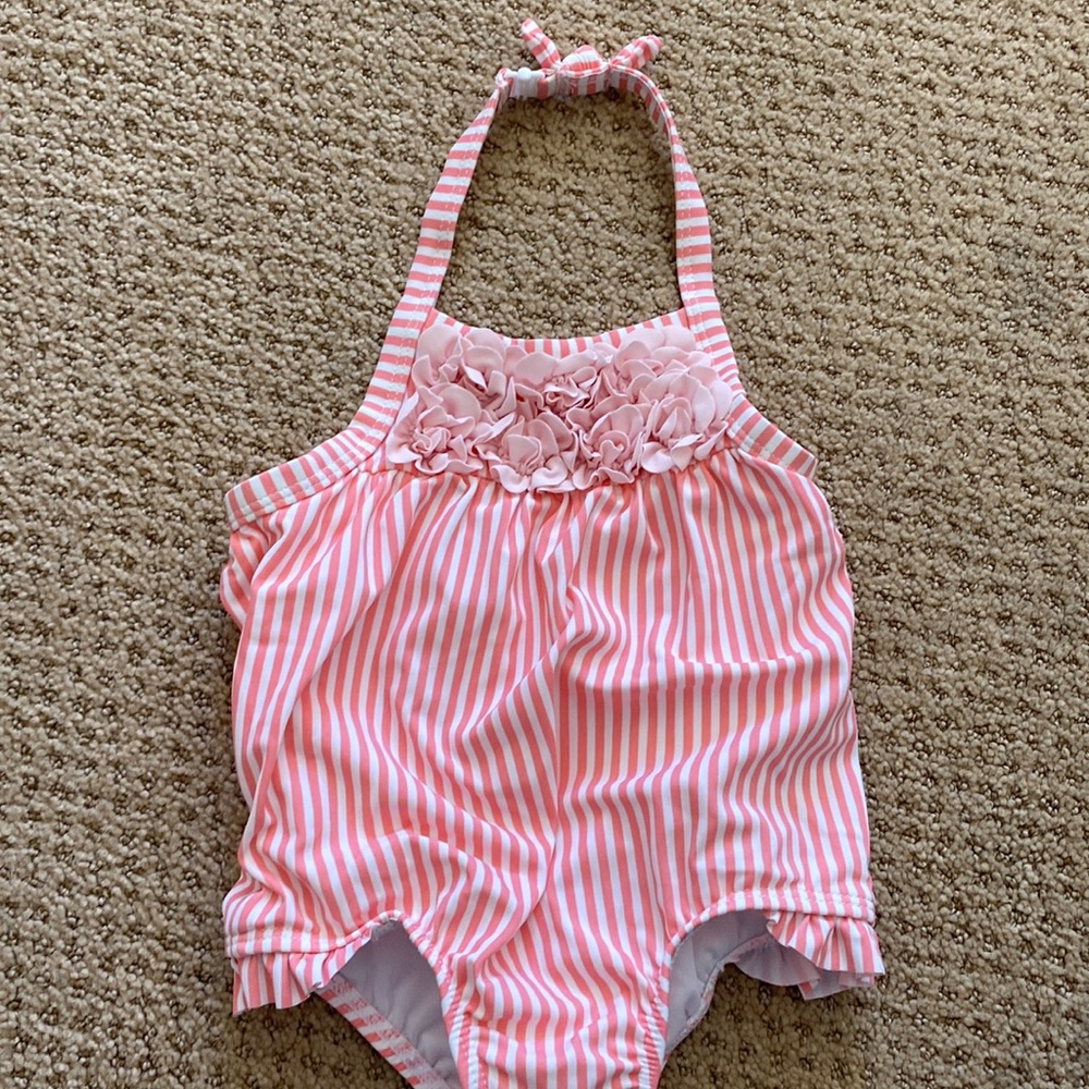 Genie and Jack baby girl one piece swimsuit